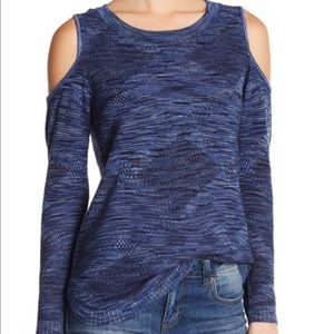 Democracy Diamond Cold Shoulder Sweater Size M